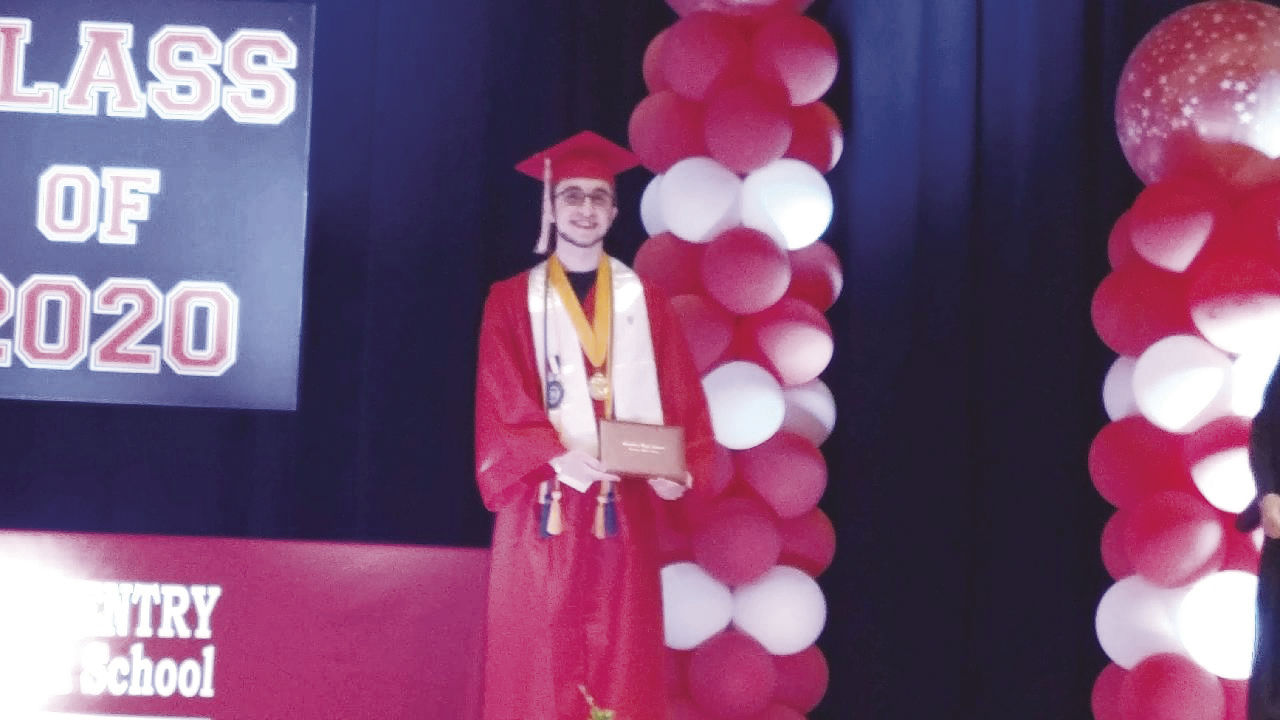 Liam Cohen, valedictorian of the CHS class of 2020, headed to the Ivy League